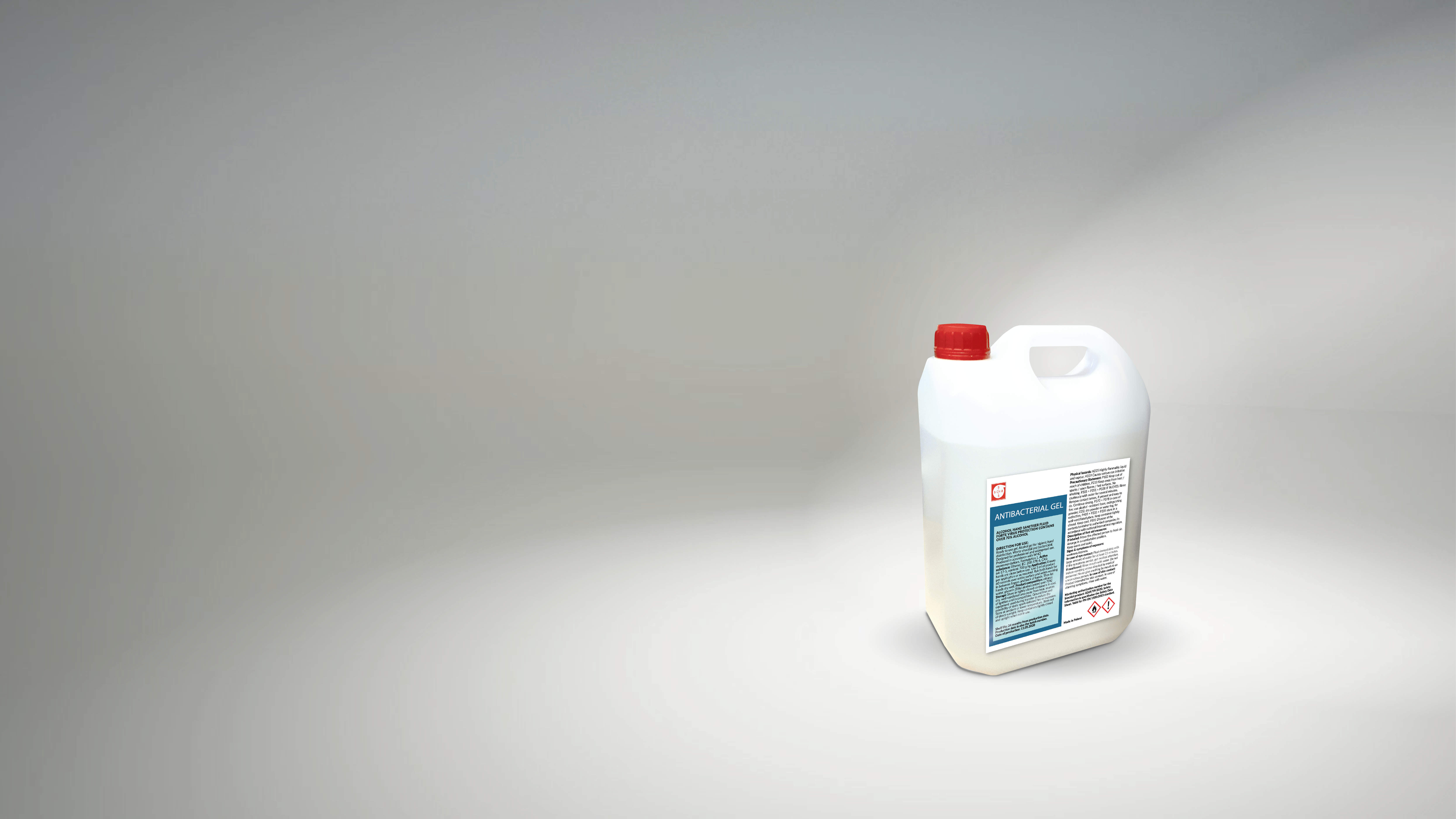 Antibacterial fluid ethanol 70% 5L