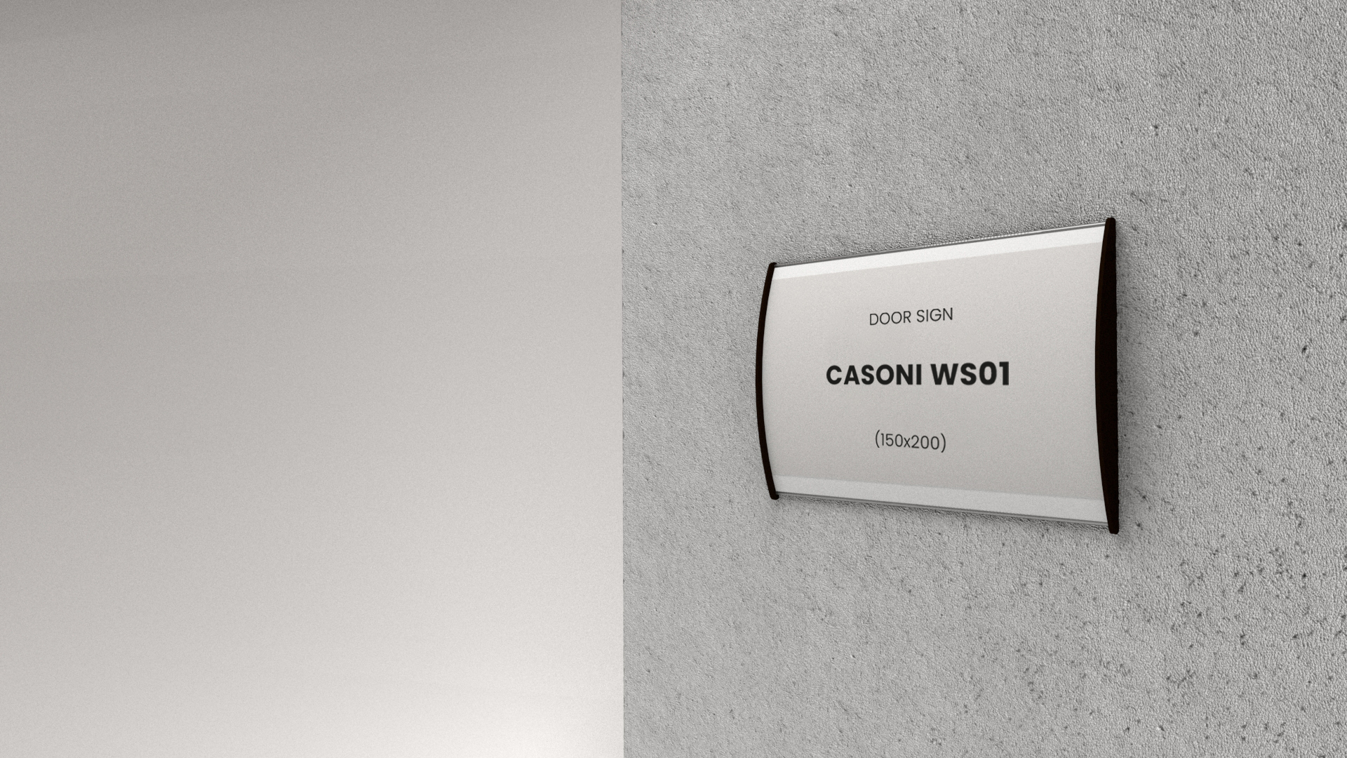 Doorsign CASONI 150x200mm